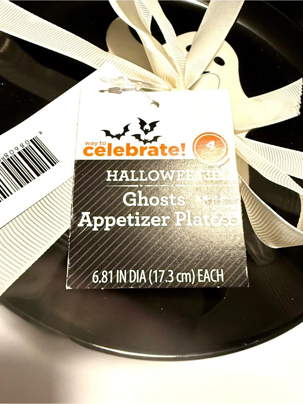 Halloween Boo Table Decor Set - Black & White Ghost Accents